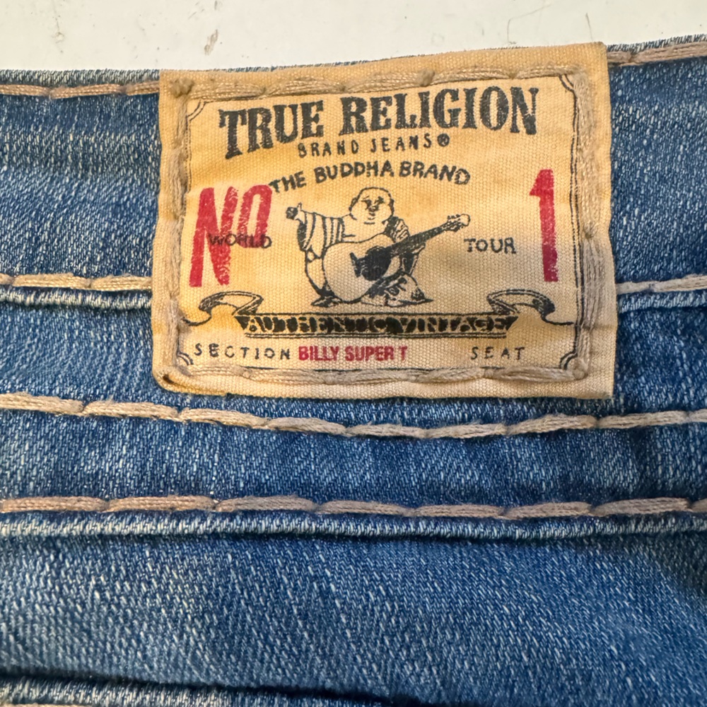 True Religion Billy Bootcut Jeans – Made in USA – Size 29 – Y2K Vintage - Picture 5 of 8